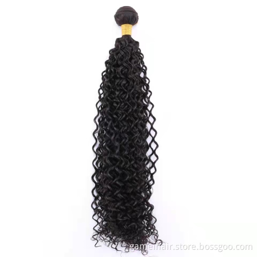 Curly Hair Water Wave Wet and Wavy Brazilian 100% Virgin Human Hair 7A 8A 9A Remy Hair
